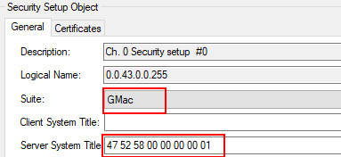 Security setup